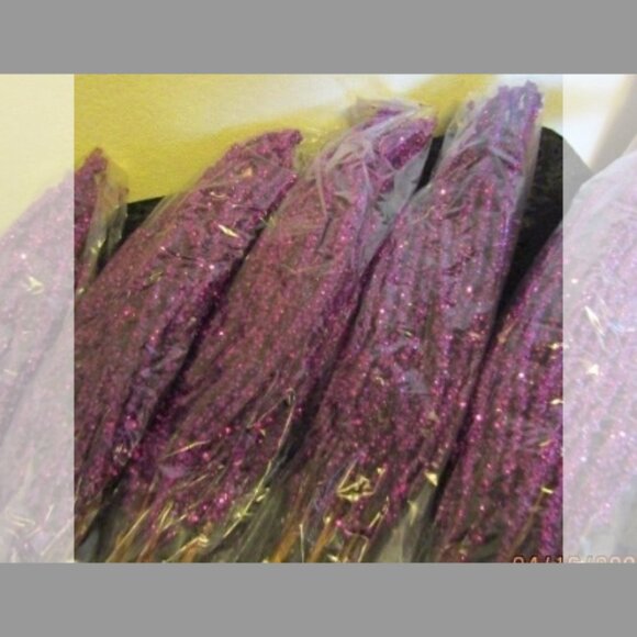 Glitter Hanging Berry Spray Dark Purple - Picture 4 of 7